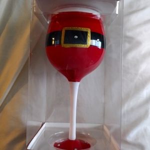 dei Santa Wine Glass
